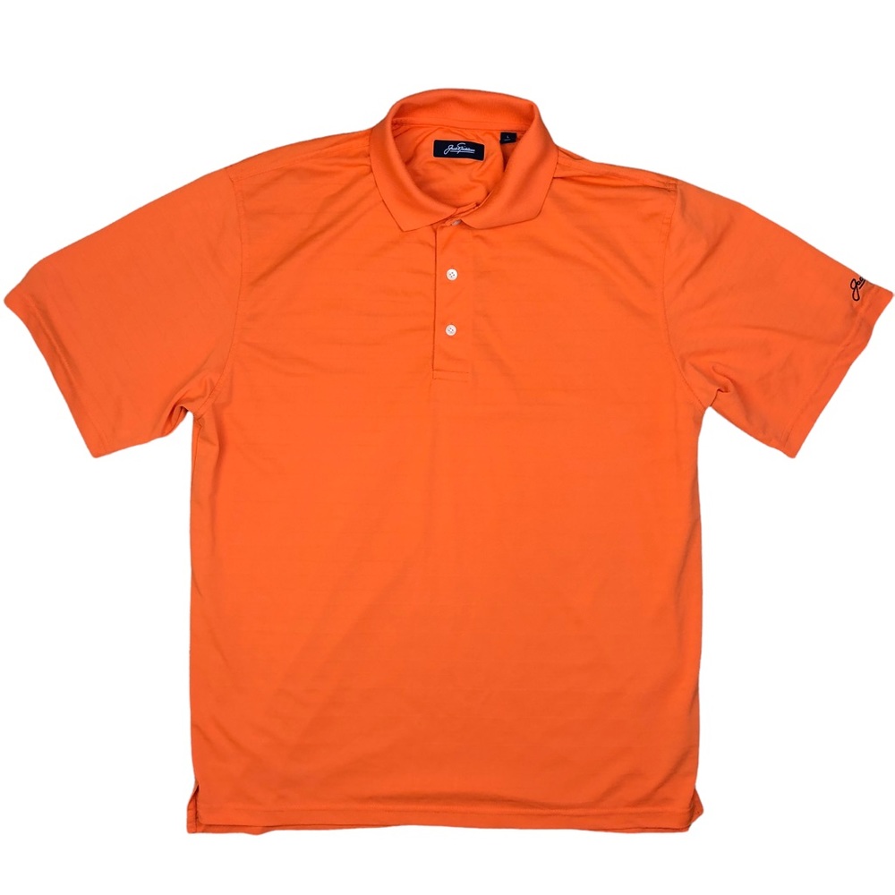 Jack Nicklaus Golf Polo Shirt Orange Men’s Large